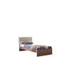 Hanah Home Milano Somier Individual Blanco y Marrón